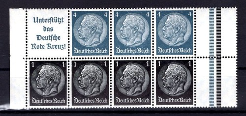 Dr-Zusdr. Hbl98 Flawless MNH Unstamped Binder Sheet (79939