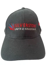 Silverstone F1 Grand Prix . Black Baseball Cap