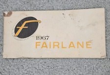 1967 Ford Fairlane FIRST Printing Owners Manual 