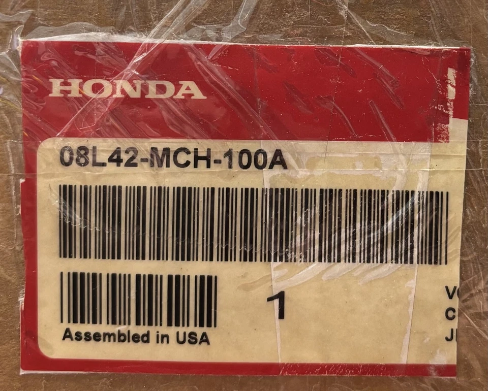 Original Honda 2004-09 VTX1300 VTX1800: Portador trasero cromado 08L42-MCH-100A nuevo Foto 2 de 2