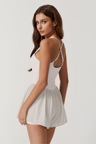 Women's Square Neck Sleeveless Romper Jumpsuit Casual Summer Outfit with Pocket - Picture 2 of 51