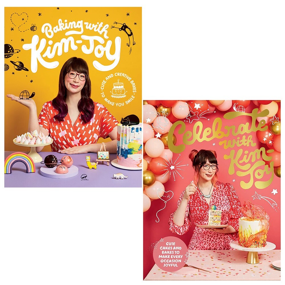 Kim-Joy Collection 2 Books Set Celebrate with Kim-Joy, Baking with Kim Hardcover