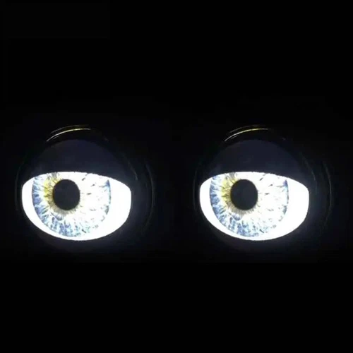 Car Dynamic Devil Eyes Lights 3 Inch 12v Car WIFI Control Eyes Retrofit Kit - Picture 13 of 17
