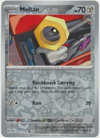 MELTAN 103/142 STELLAR CROWN POKEMON (REVERSE HOLO, NM)