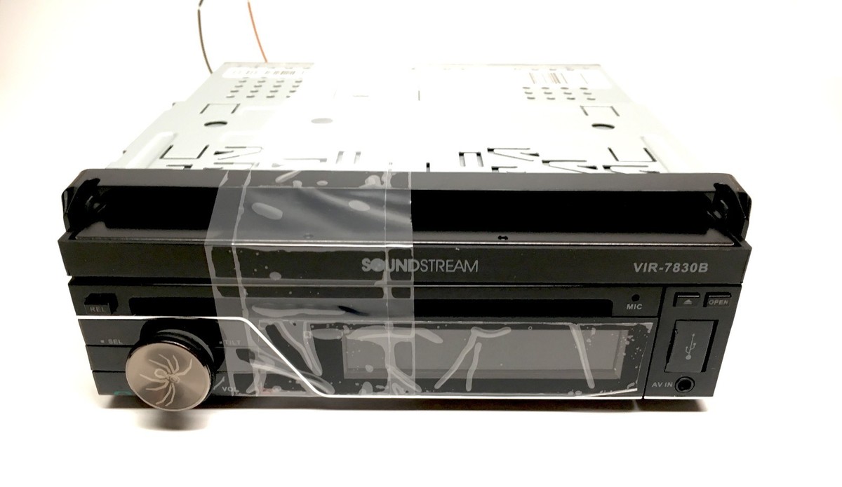 Soundstream VIR-7830B Single-DIN Bluetooth Car Stereo DVD Soundstream VIR-7830B Single-DIN Bluetooth Car Stereo DVD