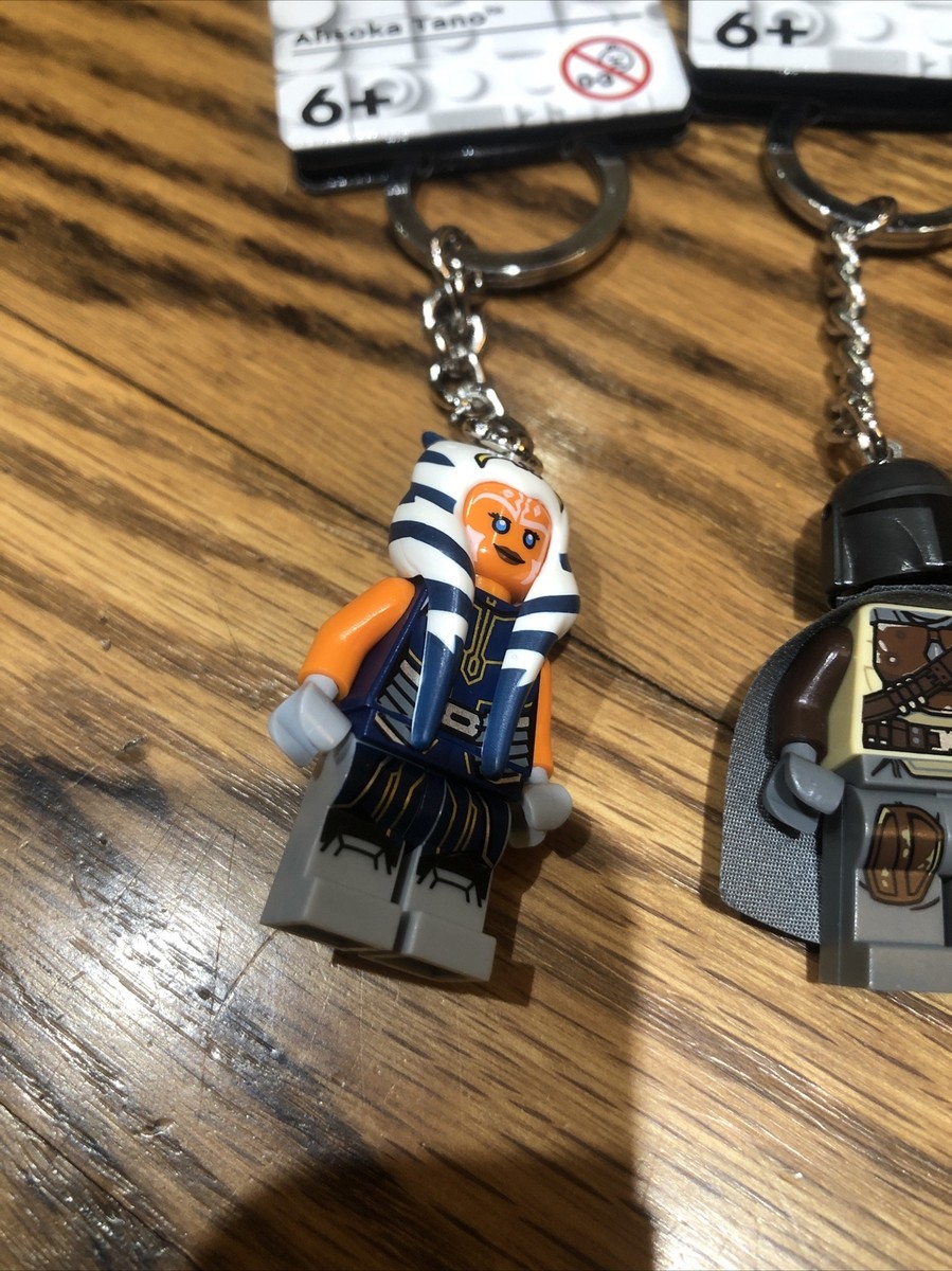 Lego Star Wars Key Chains lot of 3 NEW MANDALORIAN DARTH MAUL
