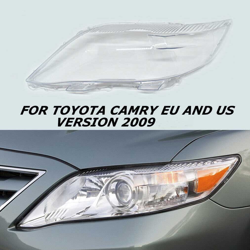 1X Headlight Transparent Cover Headlight Lens Left Side For Toyota Camry 09 2009