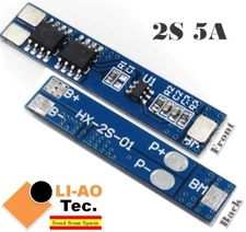 2S 5A Li-ion Lithium Lipo 7.4V 8.4V 18650 BMS PCM Battery Protection Board