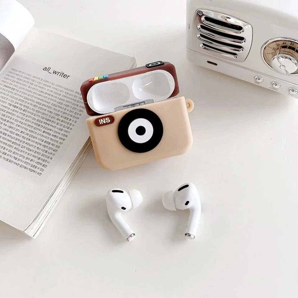 Funda de silicona 3D para Apple AirPods 1 2 3 AirPods Pro Foto 4 de 4