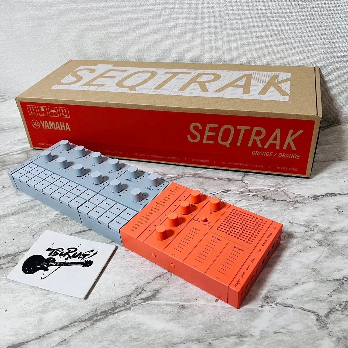 YAMAHA SEQTRAK ORANGE Groove box Mobile all-in-one gear genuine 