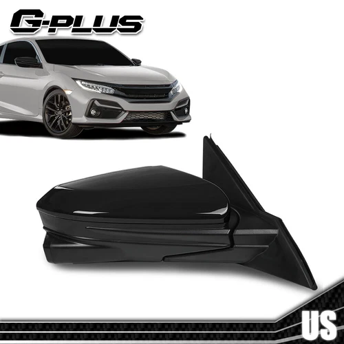 Fit For 2016-20 Honda Civic Sedan Passenger Side Mirror Power Heated View Camera