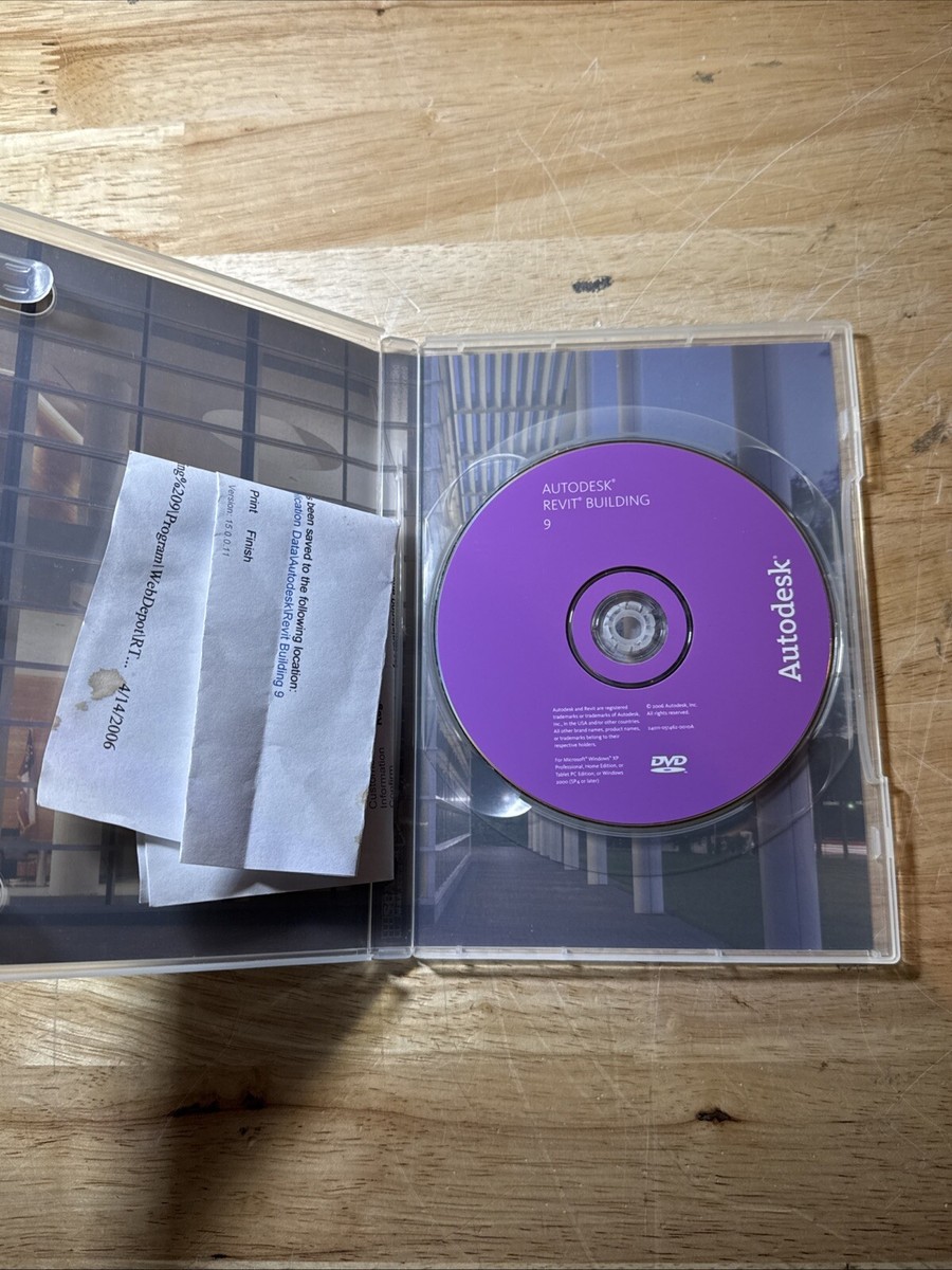 AS IS UNTESTED Autodesk AutoCad Revit Building With Serial Number, CD Key  N/A