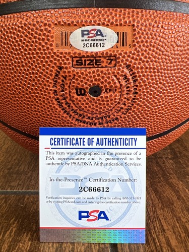 Byron Scott Signed Ball Showtime & 3x NBA Champ Lakers Basketball PSA WITNESSED - Picture 6 of 7