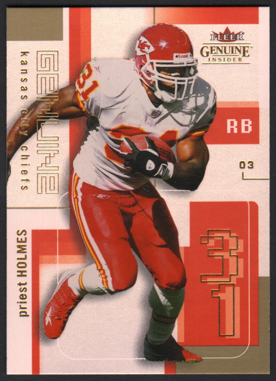 2003 Fleer Genuine Insider Football - Assorted Singles - Pick From The List