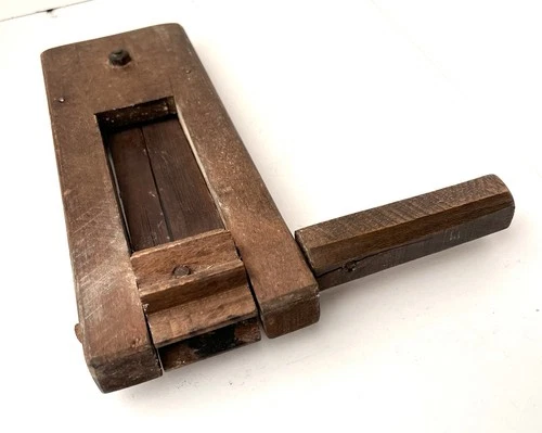 1918 WW1 Poison Gas Alarm Clacker Rattle Military Wood Trench Clapper World War