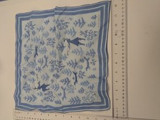 Blue Hunter Handkerchief Vintage Excellent Condition Vibrant 1950s