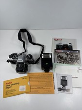 Pentax Super Program 35mm SLE Film Camera Bundle with Pentax 50mm See Desc