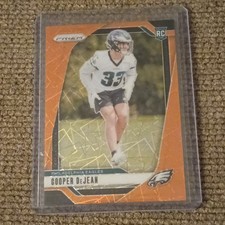 Panini 2024 Prizm Rookie Lazer Prizm Cooper DeJean #321 Eagles Football