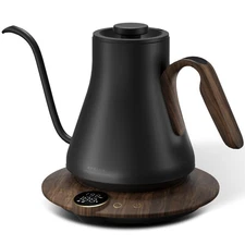 FLOW B9 Gooseneck Kettle, Precise Temperature Control for Pour-Over Coffee & ...