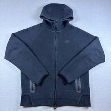 Nike Sportswear Tech Fleece Windrunner Mens Small Black Full Zip Hoodie Jacket