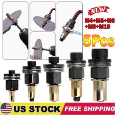 5Pcs Manual Rivet Nut Tool Adapter Carbon Steel Flat Head Threaded Insert Nuts