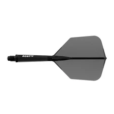 CUESOUL ROST 77 Integrated Dart Shaft and Flight,Big Wing Shape-Black