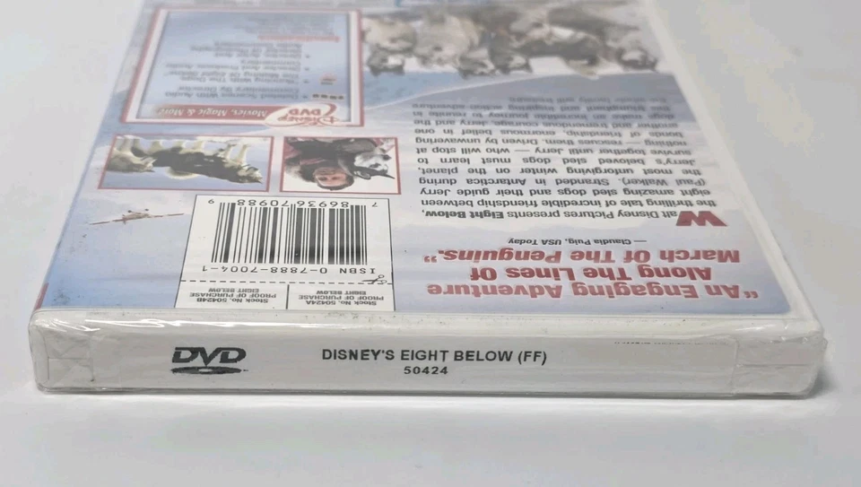 Eight Below DVD (2006) BRAND NEW SEALED Paul Walker Disney Full Screen Edition - Image 2 of 4