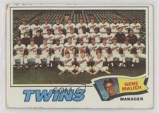 1977 Topps Team Checklist Minnesota Twins Gene Mauch #228 0rl8