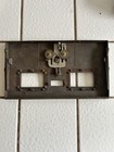 Antique USPS Large PO Box Door 11x6 Brass Eagle Combination Dial–Vintage Mailbox — photo 4