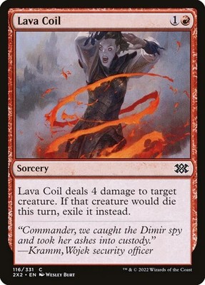 [4x] Lava Coil 2X2 NM MTG