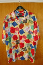 RARE Vintage AUGUSTA NATIONAL Golf Club BADGES / TICKETS SHIRT Size XXL MASTERS