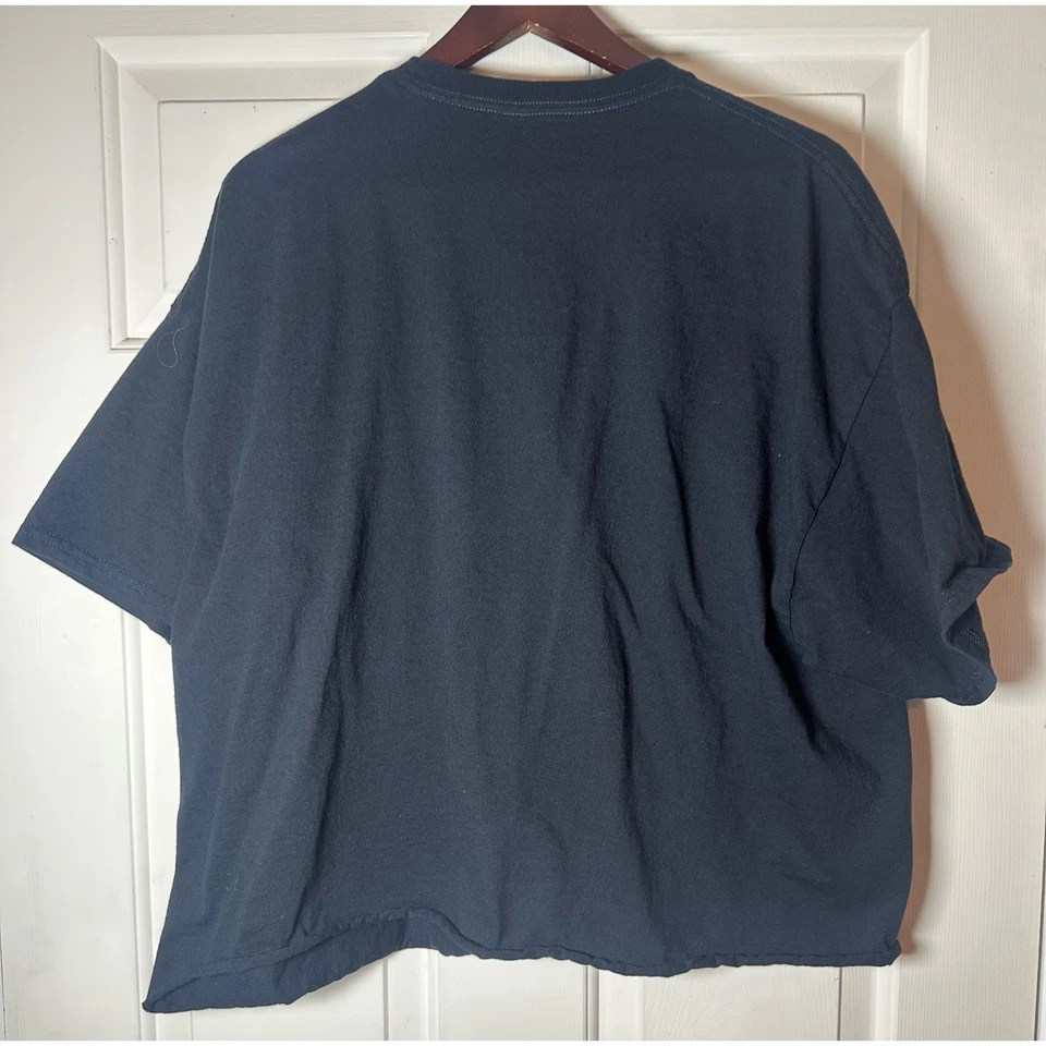 Princess Mononoke Anime Cut Off T Shirt 2XL Black Wolf Forest Spirit Graphic Tee - Image 4 of 4