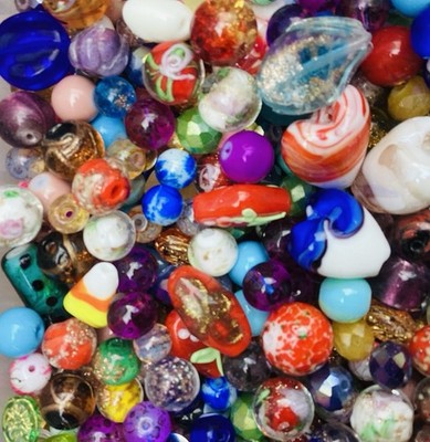 100g Packung Glasperlen Multi Mix Perlen Packungsgrößen 5-20 mm ERSTAUNLICH NEU PERLEN HINZUGEFÜGT