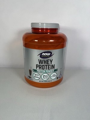 Now Foods Whey Protein Creamy Chocolate  6 lbs GMP Quality Assured - 10/26