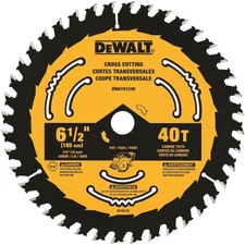 DEWALT Circular Saw Blade, 6 1/2 Inch, 40 Tooth, Framing (DWA161240)