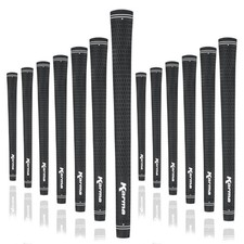 Karma Velour Black Midsize  1/32" Golf Grips - 13 Pack