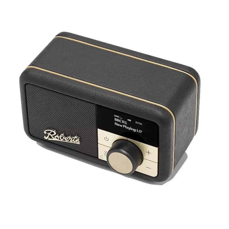 Roberts Revival Petite DAB/DAB+/FM Portable Radio RDS with Bluetooth - Black NEW - Image 2 of 4