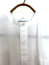 CM Almy Shirt Men 16.5 34 White Clergy Priest Church Worship Button Up