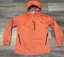 REI Co-op Kids Rainwall Girls SzXL 18 Full Zip Rain Jacket Waterproof Reflective