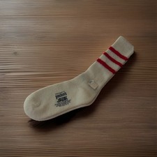 VTG 80's Socks Crew Paxtons Sai Orlon Acrylic 10-13 White Bulk USA Made