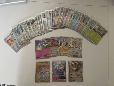 67 (Reverse) Holo Stellar Crown Pokémon 3 Ex, 2 Pink Items, 2 Fullart, 1 Gold
