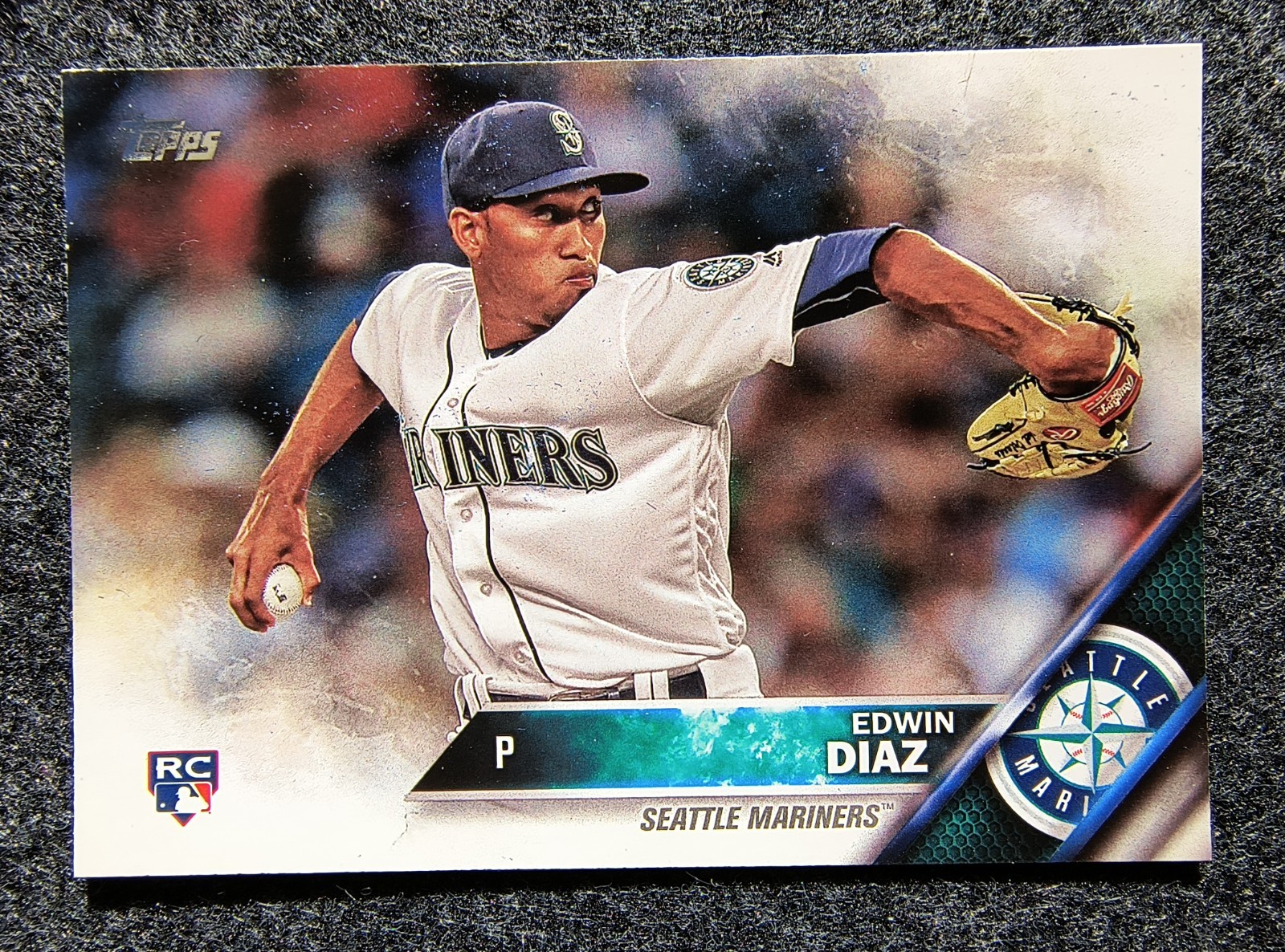 EDWIN DIAZ Rookie Card 2016 Topps Update Series US214