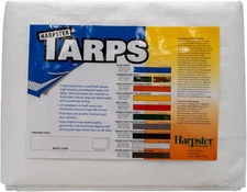 8 Ft. X 10 Heavy Duty 6 Oz. White Tarp 11-12 Mil 8 X 10 Ft., 