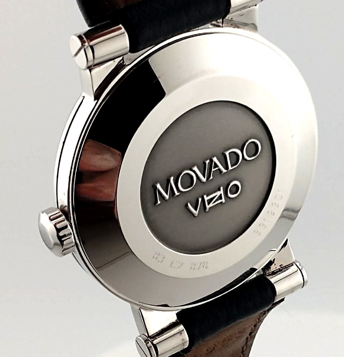 MOVADO VIZIO モバード ビジオ ラウンド デイト 腕時計 MOVADO VIZIO モバード ビジオ ラウンド デイト 腕時計