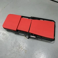 2 in 1 Transforming Mechanic Creeper/Stool 36'' Folding Rolling Z Garage Chair