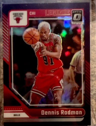 2024-25 Panini Donruss Optic - Legends Dennis Rodman #241 Purple Prizm