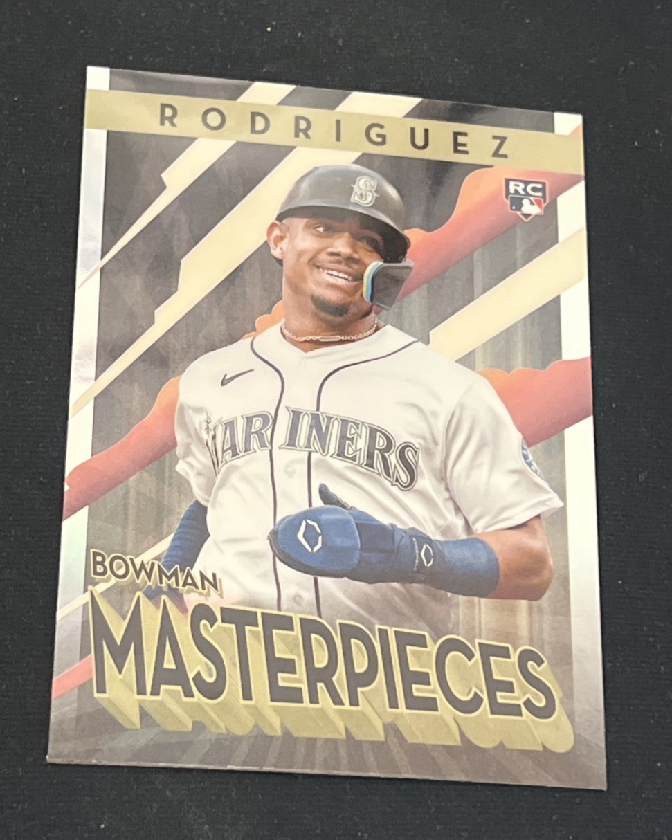 2022 Bowman's Best Bowman Masterpieces Julio Rodriguez #BM-10 Rookie RC Mariners