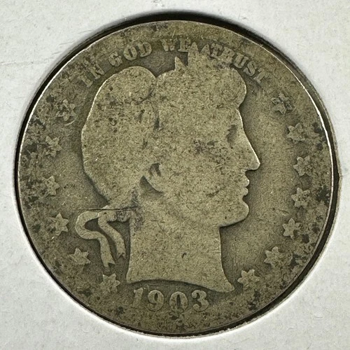 1903 25C Barber Quarter, Contains 0.1808oz of SILVER (87411)