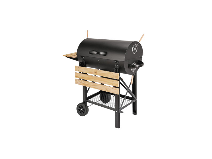 Fumoir smoker americain de jardin pour grandes grillades en famille