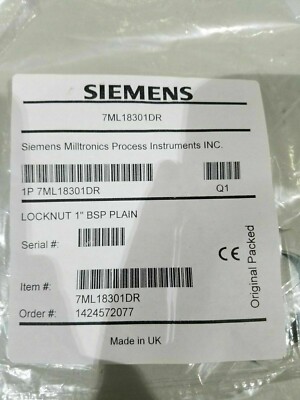 Siemens 7ML18301DR LOCKNUT 1'' BST UR
